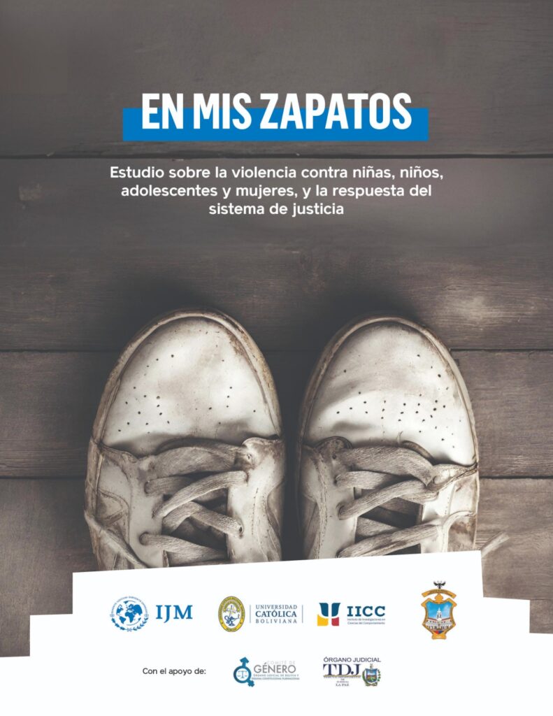 En Mis Zapatos, estudio sobre la violencia contra niñas, niños, adolescentes y mujeres y la respuesta del sistema de justicia.